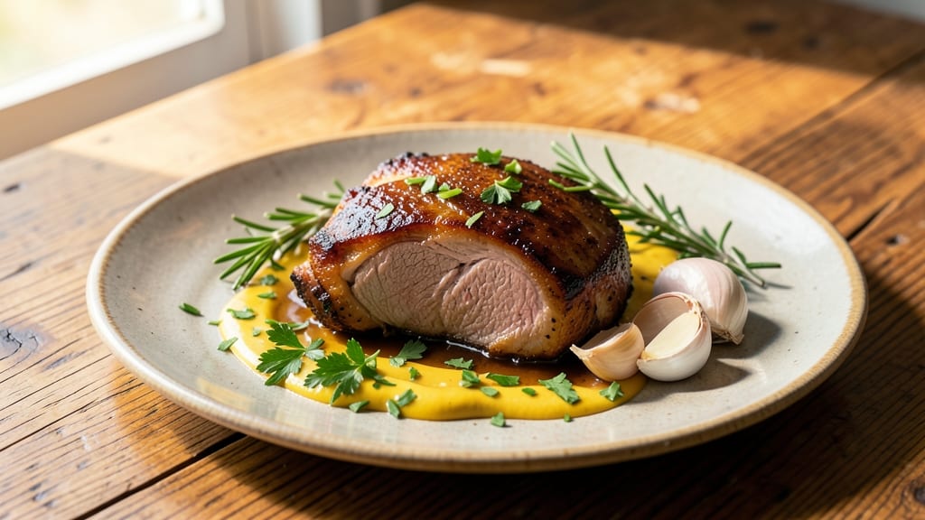 Michael Symon's Pork Chop Recipe: Herb-Crusted Crunch Meets Juicy Pink Hearts