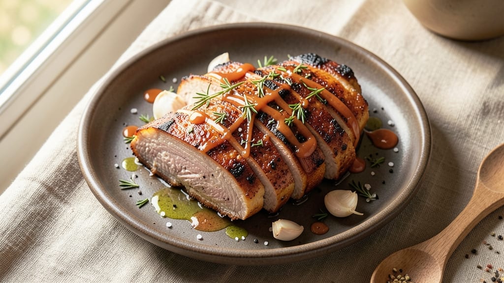 Air Fryer Rotisserie Pork Loin Recipe: Juicy Rotational Cooking Without the Mess