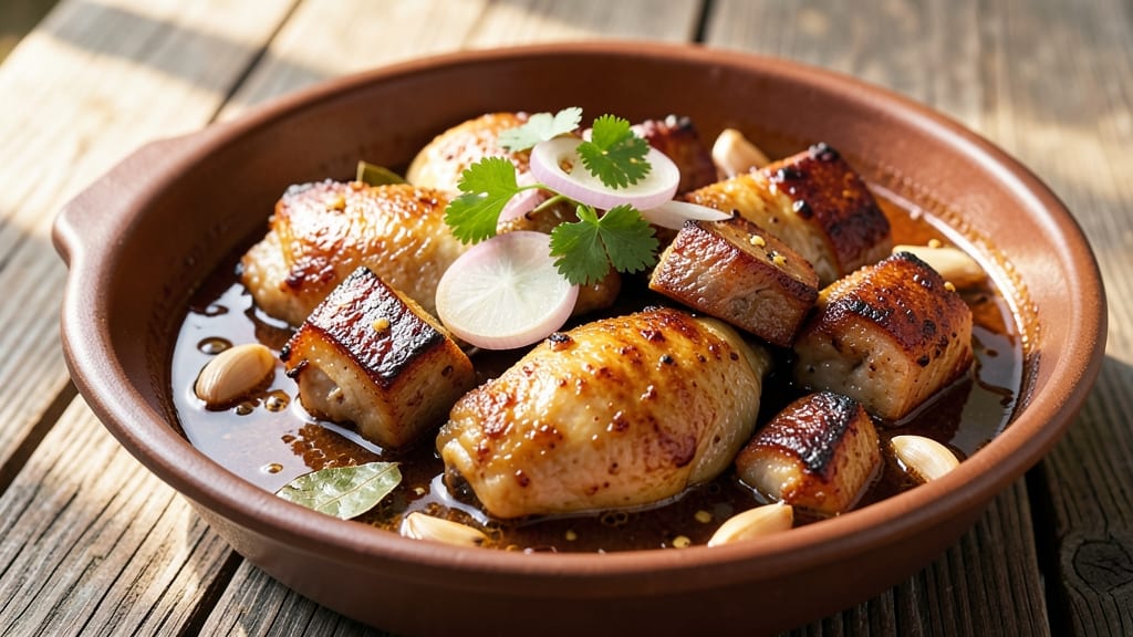Chicken Pork Adobo Recipe Philippines: Tangy-Soy Braised Magic in One Pot