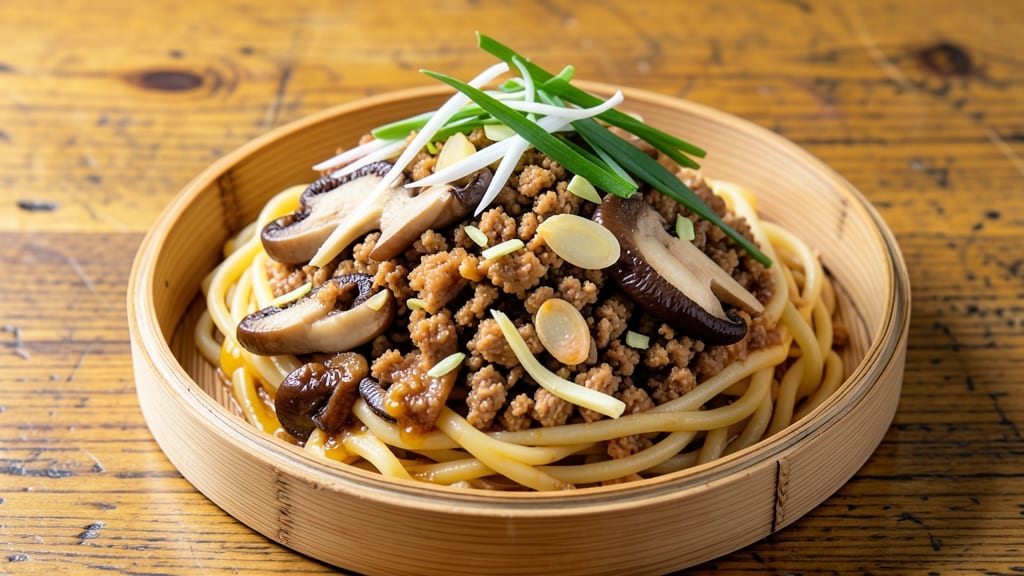 Minced Pork and Mushroom Noodles Recipe: Umami-Packed One-Pan Comfort