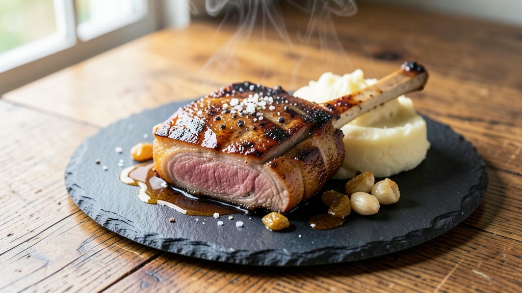 Delicious Grilled Pork Chop Recipe: Smoky Grill Marks and Juicy Hearts in 20 Minutes