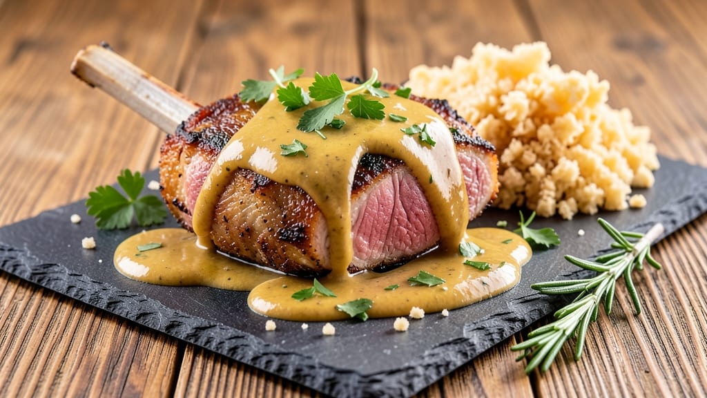Alton Brown's Pork Chop Recipe: Herb-Crusted Crisp With Juicy Pink Hearts