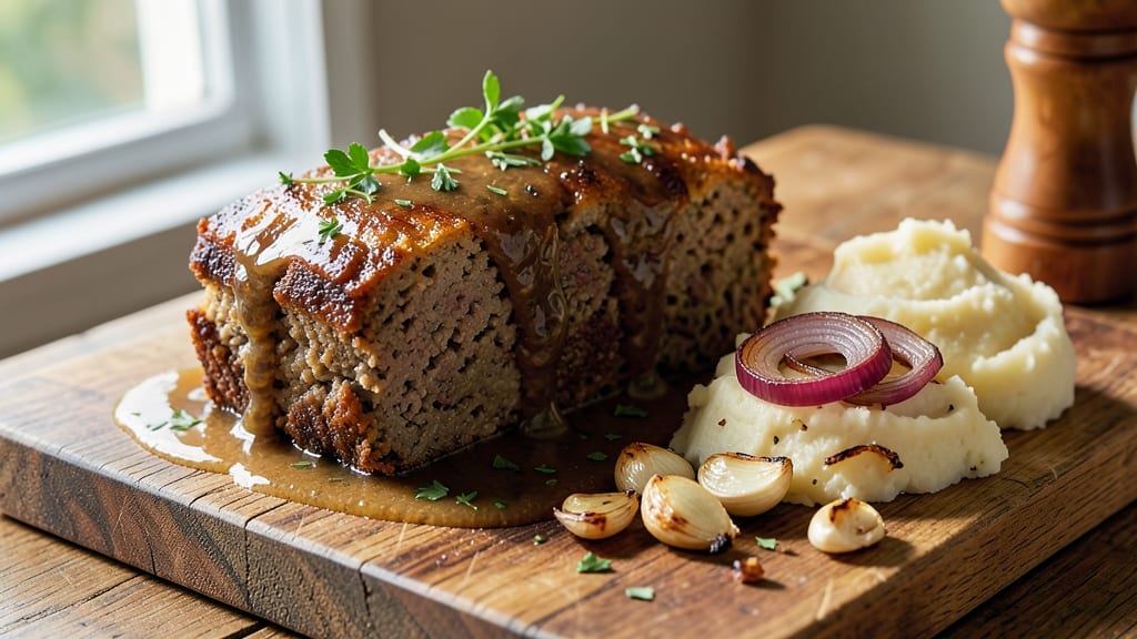 Meatloaf Recipe Half Pork Half Beef: Juicy Layers and Crispy Glaze Magic