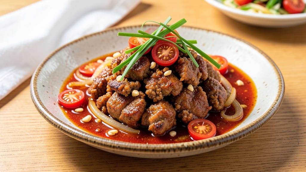 Minced Pork Recipe Filipino Style: Crispy Lardons and Silky Tomato Base