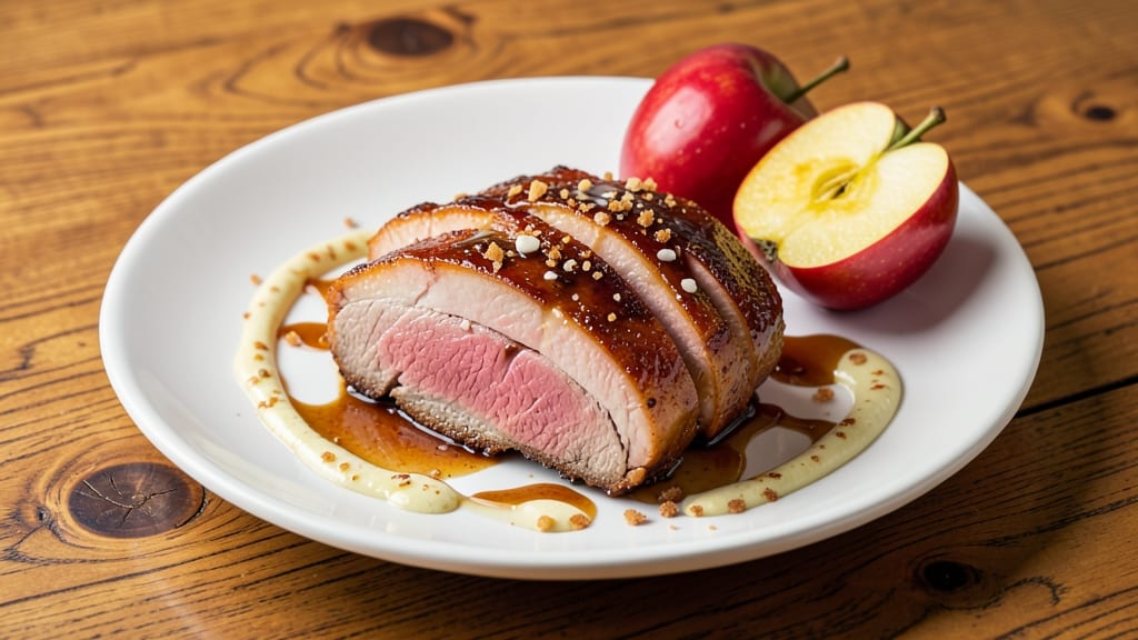 Apple Glazed Pork Tenderloin Recipe: Caramelized Apple Crunch Over Juicy Pork