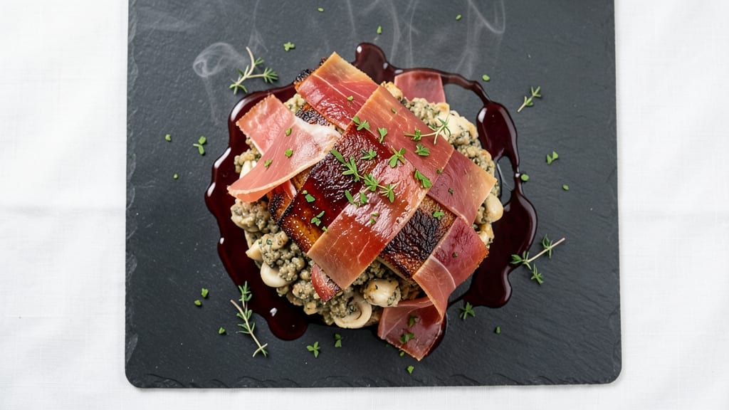 Alton Brown's Pork Wellington Recipe: Mushroom-Duxelles Stuffed With Herbs and Pork Force