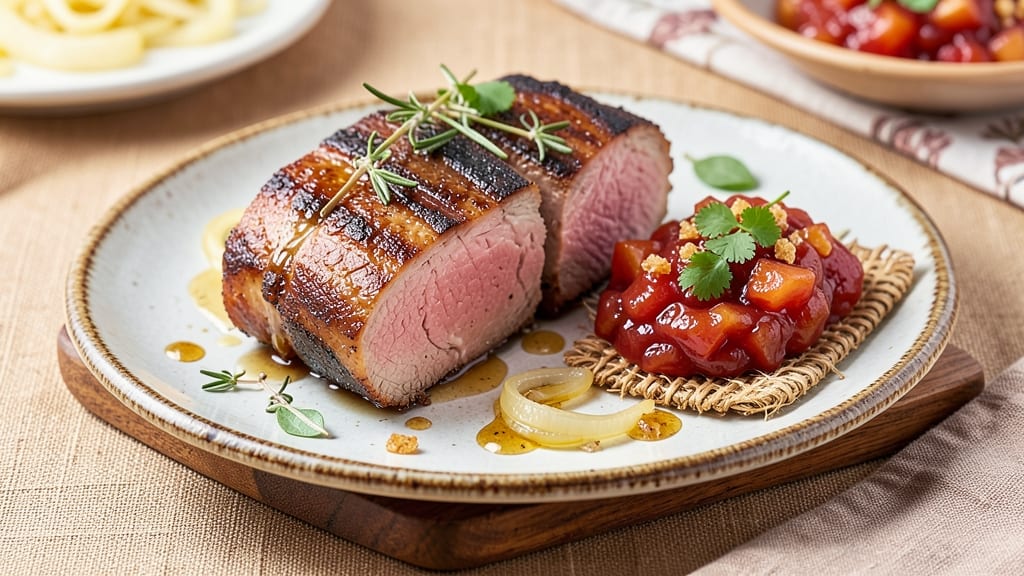 Apple Chutney Recipe for Pork Tenderloin: Sweet-Tangy Glaze That Caramelizes Edges