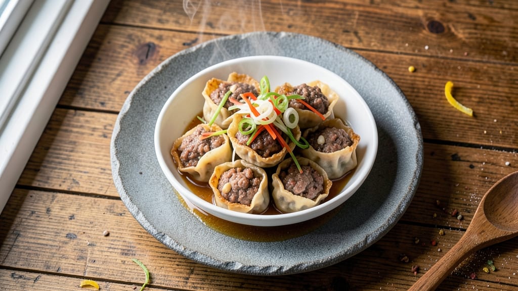 Minced Pork Dumplings Recipe: Pan-Fried Crispy Edges and Juicy Centers