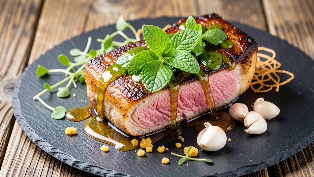 Mint Pork Chops Recipe: Herb-Infused Freshness With Juicy Pink Centers
