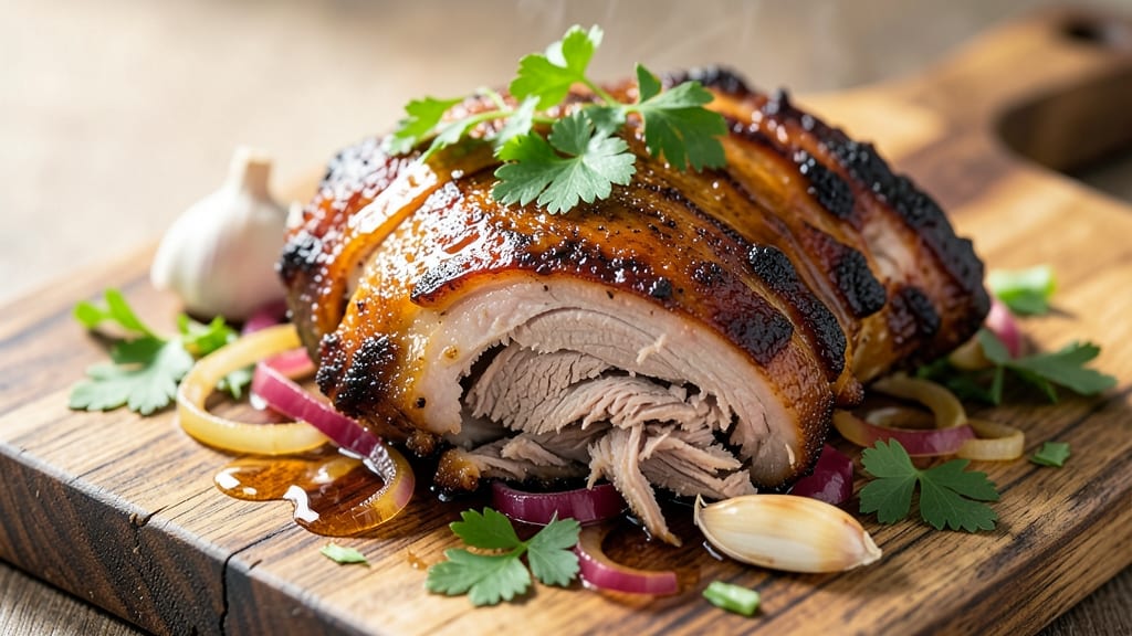 Michael Symon's Pulled Pork Recipe: Smoke-Infused Tenderness With Celery Crown Crunch