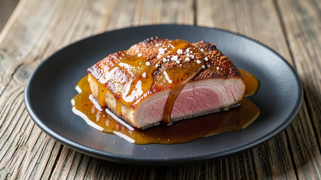 Apple Juice Pork Injection Recipe: Caramelized Apple Crunch Meets Juicy Pink Meat