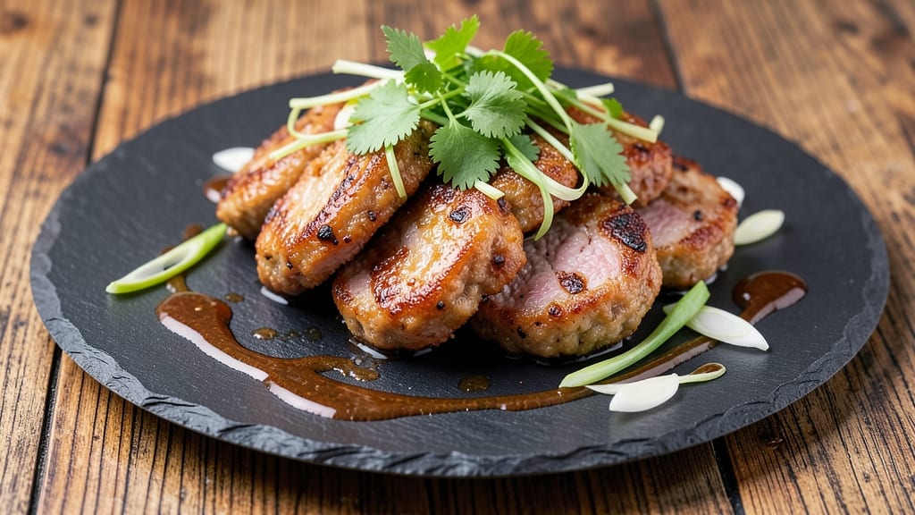 Minced Pork Patties Chinese Recipe: Crispy Pan-Fried With Soy-Ginger Crunch