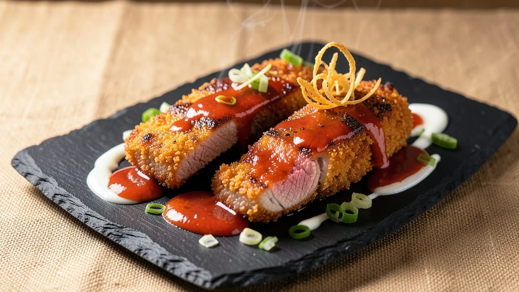 Asian Pork Cutlets Recipe: Crispy-Fried with Sweet Chili Glaze