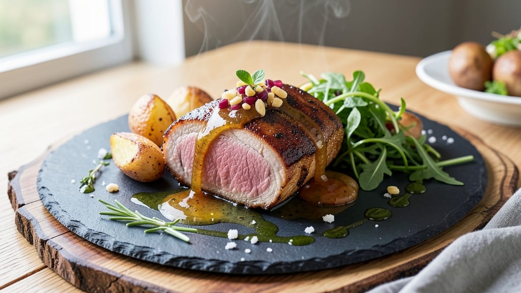 Amazing Pork Tenderloin Recipe: Honey-Mustard Glaze That Caramelizes Edges