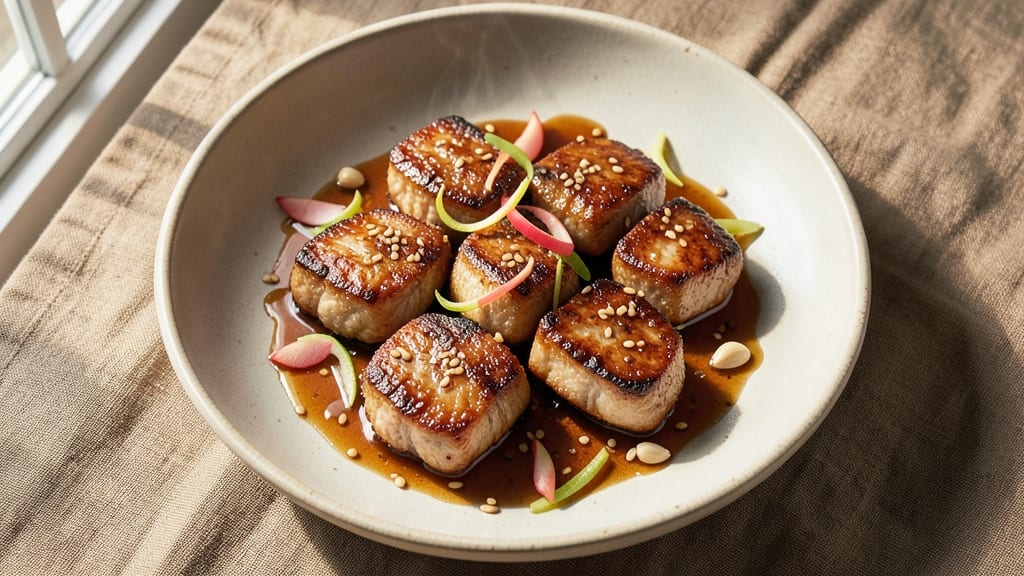 Asian Pork Medallions Recipe: Pan-Seared Crispness With Sweet-Spicy Glaze