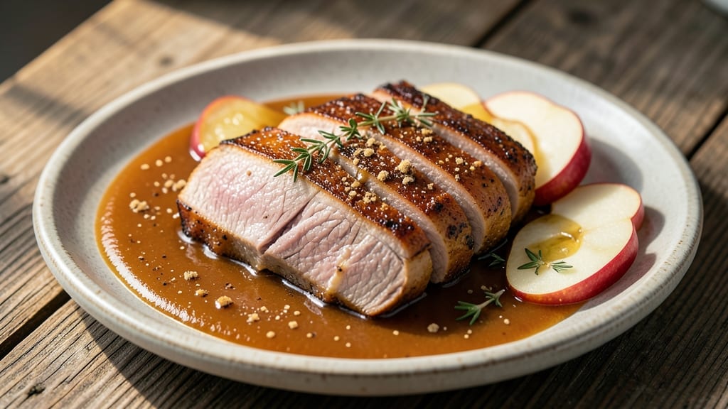 Apple Sauce for Pork Roast Recipe: Sweet-Tart Glaze That Caramelizes Onto Meat