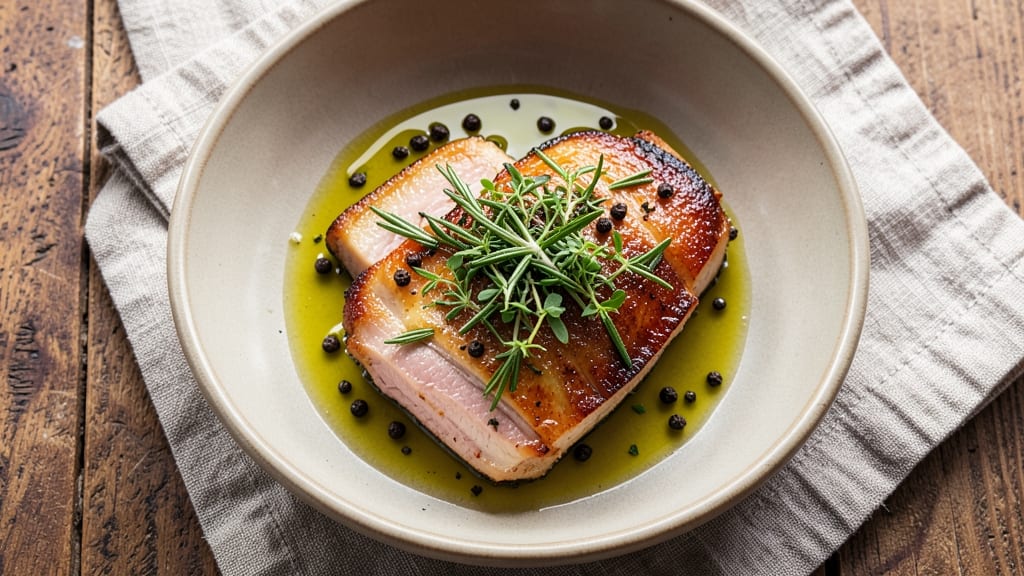American Pork Belly Recipe: Crispy Bark Meets Juicy Pink Magic