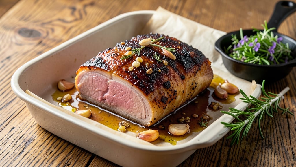 9-Lb Pork Loin Recipe: Herb-Infused Roast With Perfect Medium-Rare Core