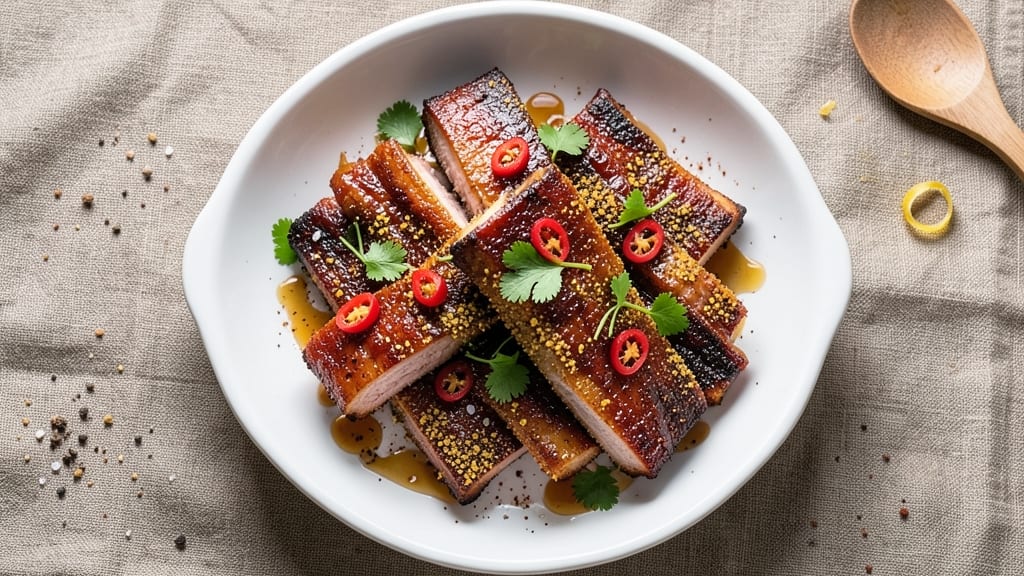 Air Fried Pork Ribs Recipe: Crispy Bark, Juicy Meat in 40 Minutes