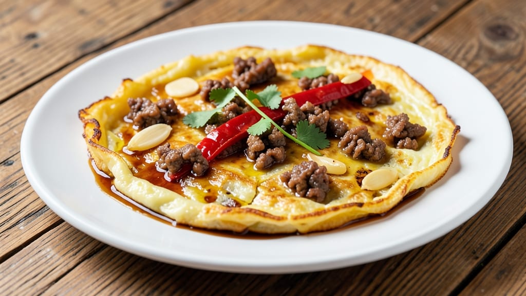 Minced Pork Omelette Recipe: Savory Umami Bites in Fluffy Eggs