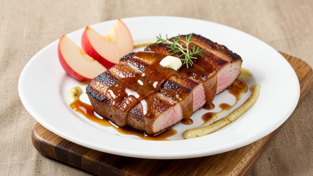 Apple Glazed Pork Loin Recipe: Caramelized Apple Shine Over Savory Meat