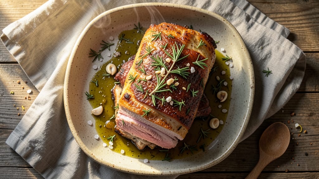 1 Pound Pork Loin Roast Recipe: Herb-Crusted Pink Center Promise