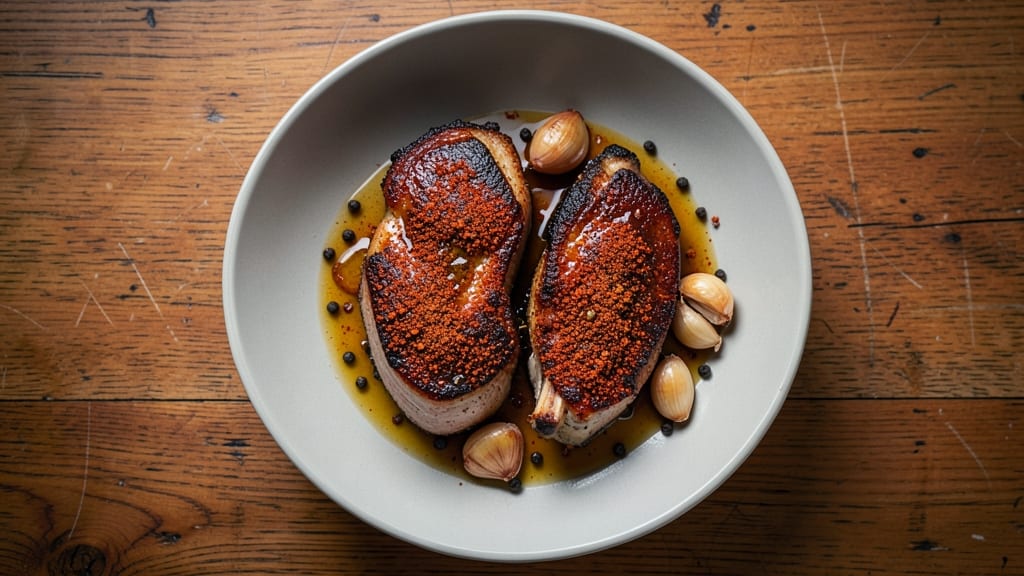 Mirage Pork Chops Recipe: Smoky Chipotle-Crusted With Juicy Pink Hearts