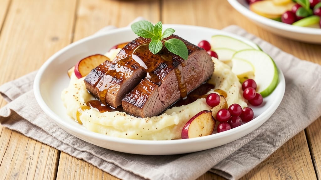 Apple Cranberry Pork Loin Recipe: Sweet-Tart Glaze That Caramelizes Edges