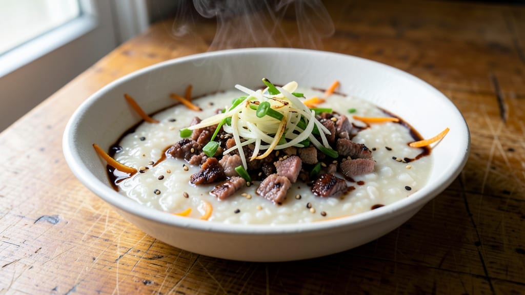 Minced Pork Congee Recipe: Silky Rice Porridge With Savory Pork Bits