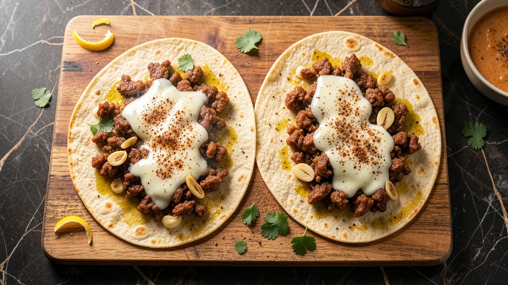 Minced Pork Quesadillas Recipe: Crispy Tortilla Bites with Spicy Filling