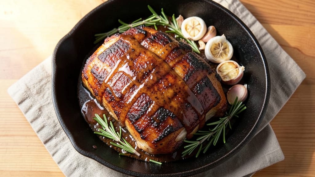 Air Fryer Rotisserie Pork Roast Recipe: Juicy, Caramelized Crust in 45 Minutes