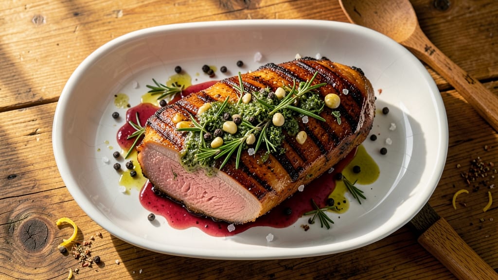 2-Lb Boneless Pork Loin Roast Recipe: Herb-Crusted, Juicy Pink Hearts in 45 Minutes