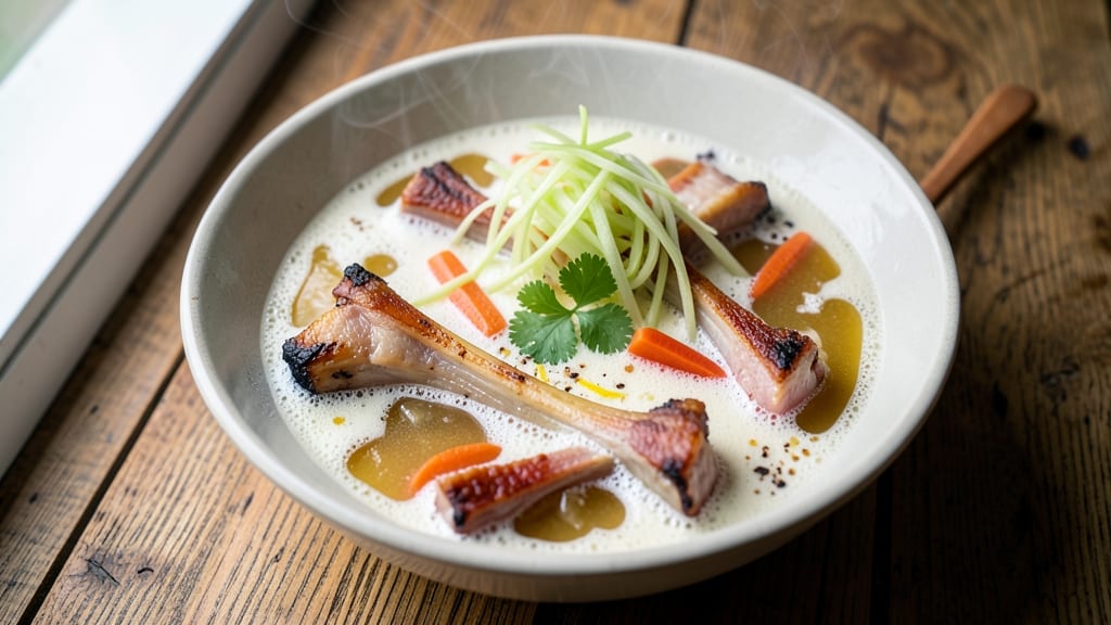 Milky Pork Bone Soup Recipe: Silky Broth With Marrow-Rich Depth
